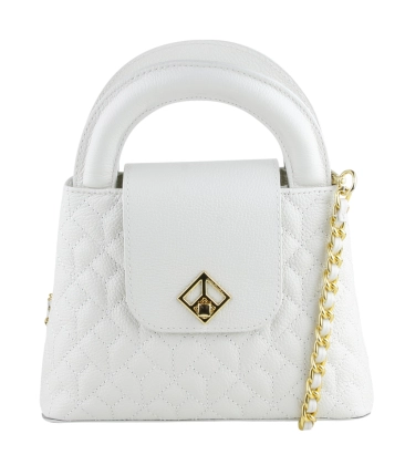 BOLSA PEQUENA VIENA MATELASSÊ LUIZA BARCELOS BRANCO