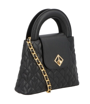 BOLSA PEQUENA VIENA MATELASSÊ LUIZA BARCELOS PRETO