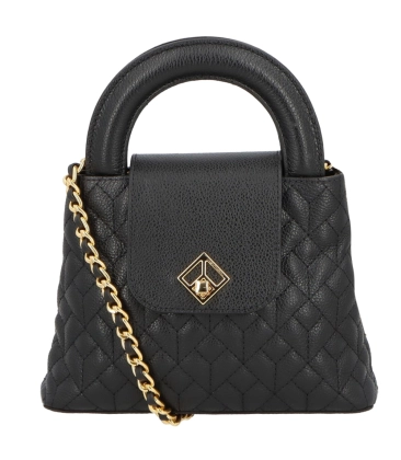 BOLSA PEQUENA VIENA MATELASSÊ LUIZA BARCELOS PRETO