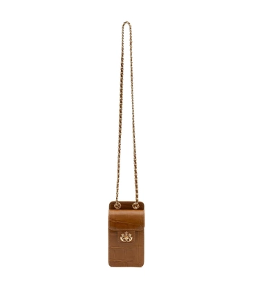 BOLSA POUCH ANNE ISLA CARAMELO