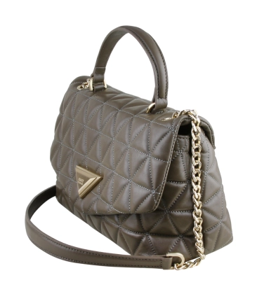 BOLSA SATCHEL MÉDIA MATELASSÊ 944 SCHUTZ CINZA