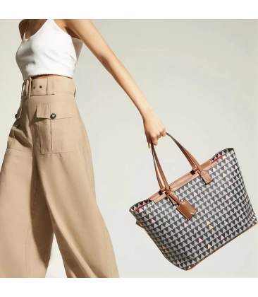 BOLSA SHOPPING BAG NEO NINA TRIANGLE MARROM