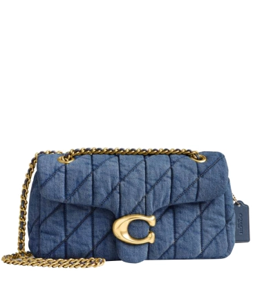 BOLSA COACH NEW YORK TABBY SHOULDER 26 AZUL