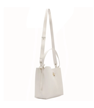 BOLSA TOTE GRANDE BAG CHARM AREZZO BRANCO