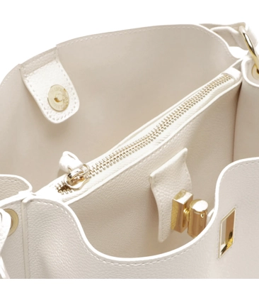 BOLSA TOTE GRANDE BAG CHARM AREZZO BRANCO
