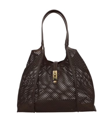 BOLSA TOTE GRANDE LUIZA BARCELOS MARROM