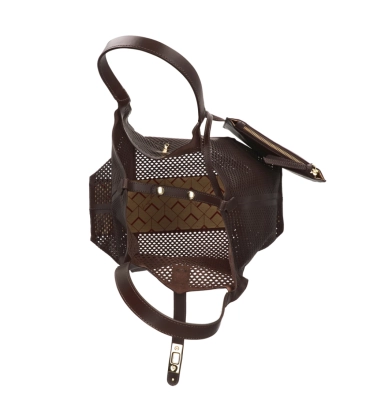 BOLSA TOTE GRANDE LUIZA BARCELOS MARROM