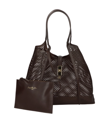 BOLSA TOTE GRANDE LUIZA BARCELOS MARROM