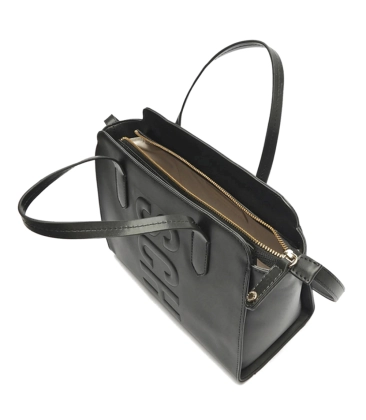 BOLSA TOTE MÉDIA TASSY SCHUTZ PRETO