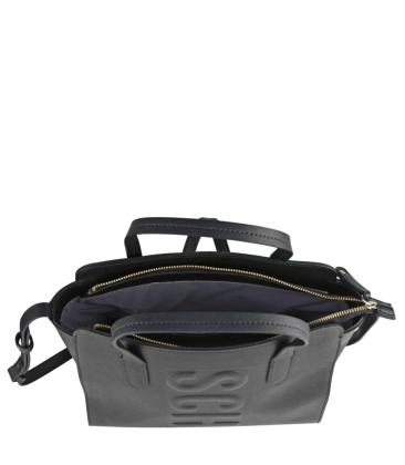 BOLSA TOTE MÉDIA TASSY SCHUTZ PRETO