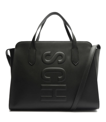 BOLSA TOTE MÉDIA TASSY SCHUTZ PRETO