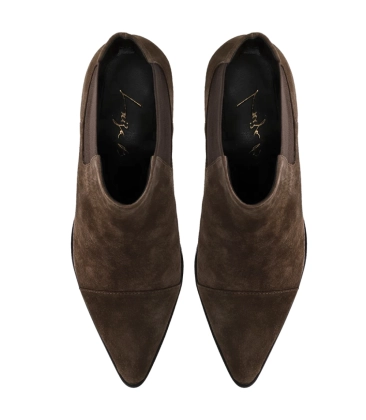 BOTA CHELSEA CANO CURTO LUIZA BARCELOS MARROM