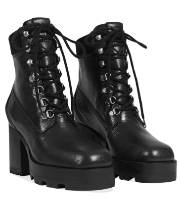 BOTA COTURNO 240 LACE SCHUTZ PRETO