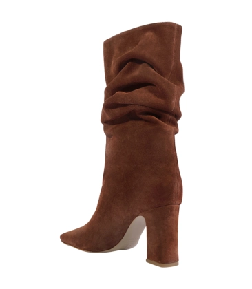 BOTA SALTO ALTO HARRIET SCHUTZ MARROM