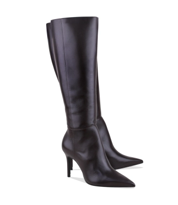 BOTA SALTO ALTO MIKKI UP SCHUTZ MARROM