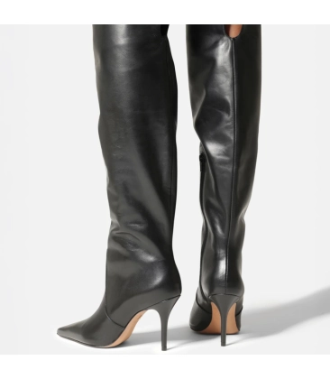 BOTA SALTO ALTO OVER THE KNEE AREZZO PRETO