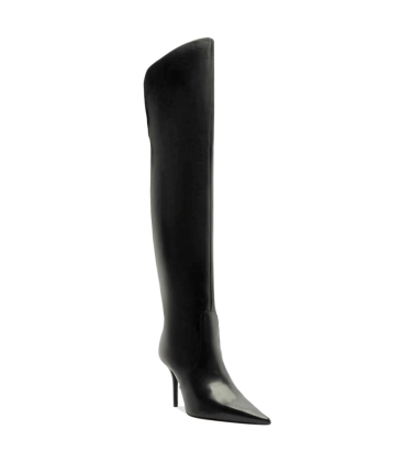 BOTA SALTO ALTO OVER THE KNEE AREZZO PRETO