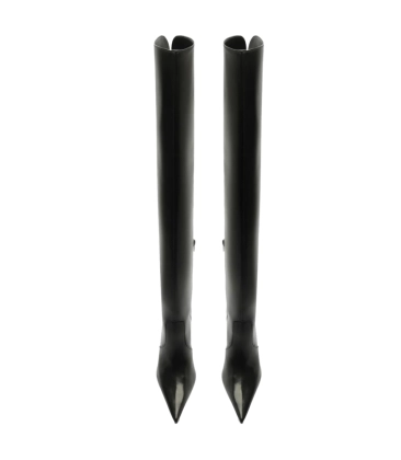BOTA SALTO ALTO OVER THE KNEE AREZZO PRETO