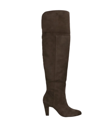 BOTA SALTO ALTO OVER THE KNEE LUIZA BARCELOS MARROM