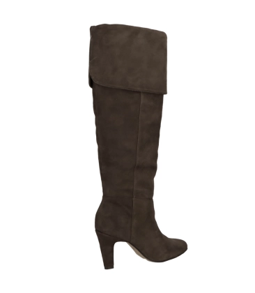 BOTA SALTO ALTO OVER THE KNEE LUIZA BARCELOS MARROM