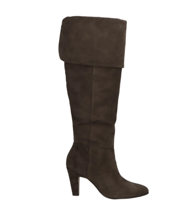 BOTA SALTO ALTO OVER THE KNEE LUIZA BARCELOS MARROM