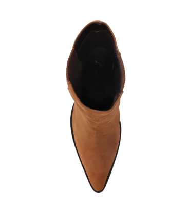BOTA SALTO ALTO WESTERN LUIZA BARCELOS CARAMELO