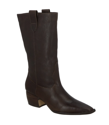 BOTA SALTO BAIXO COWBOW LUIZA BARCELOS MARROM