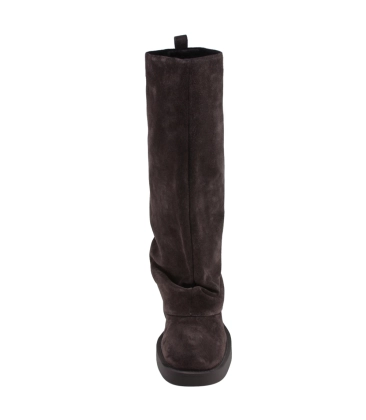 BOTA SALTO BAIXO KEIRA SCHUTZ MARROM