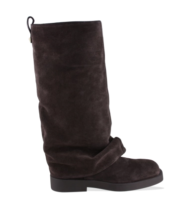 BOTA SALTO BAIXO KEIRA SCHUTZ MARROM