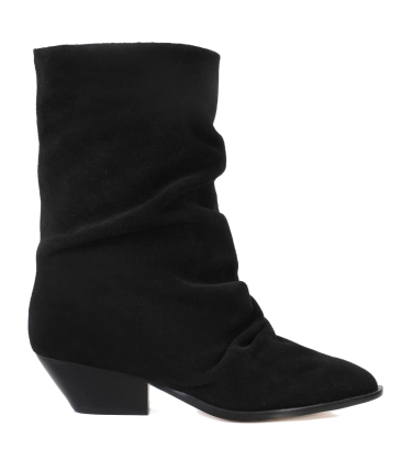 BOTA SALTO BAIXO LUCY PAULA TORRES PRETO