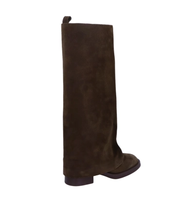 BOTA SALTO BAIXO LUIZA BARCELOS MARROM