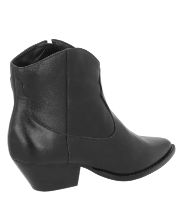 BOTA SALTO BAIXO LUIZA BARCELOS PRETO