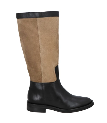 BOTA SALTO BAIXO LUIZA BARCELOS PRETO