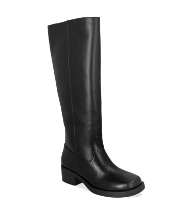 BOTA SALTO BAIXO LUIZA BARCELOS PRETO