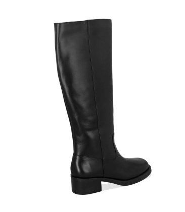 BOTA SALTO BAIXO LUIZA BARCELOS PRETO