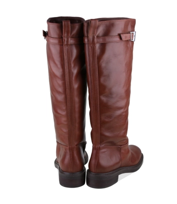 BOTA SALTO BAIXO MODERN SCHUTZ MARROM