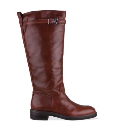 BOTA SALTO BAIXO MODERN SCHUTZ MARROM