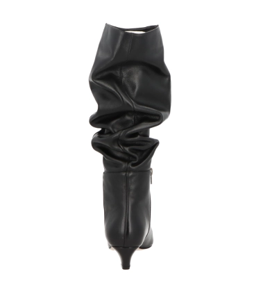 BOTA SALTO BAIXO SLOUCH LUIZA BARCELOS PRETO