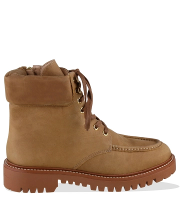 BOTA SALTO BAIXO TRATORADA LUIZA BARCELOS CARAMELO