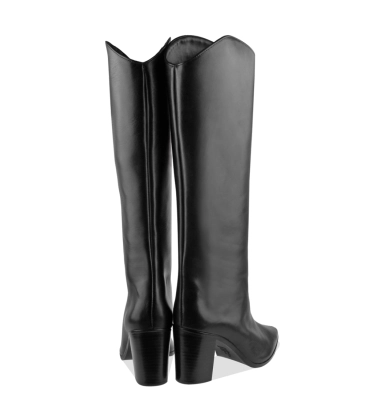 BOTA SALTO BLOCO ALTO MARYANA SCHUTZ PRETO