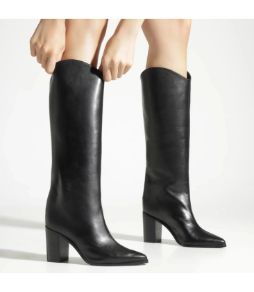 BOTA SALTO BLOCO ALTO MARYANA SCHUTZ PRETO