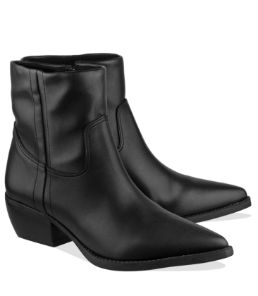 BOTA SALTO MÉDIO AREZZO PRETO