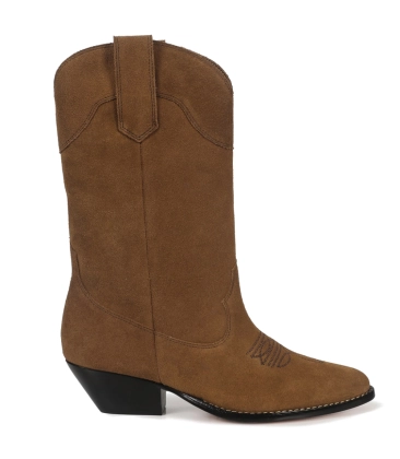 BOTA SALTO MÉDIO BECA PAULA TORRES MARROM