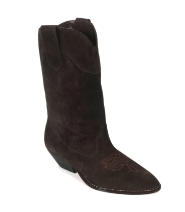 BOTA SALTO MÉDIO BECA PAULA TORRES MARROM