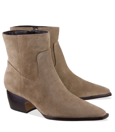 BOTA SALTO MÉDIO LUIZA BARCELOS BEGE