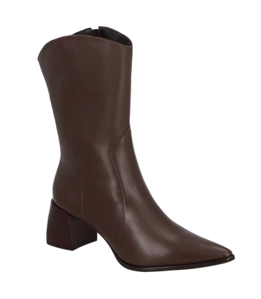 BOTA SALTO MÉDIO LUIZA BARCELOS MARROM