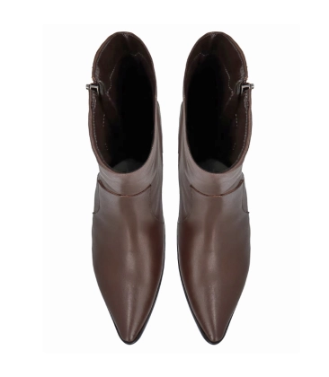 BOTA SALTO MÉDIO LUIZA BARCELOS MARROM