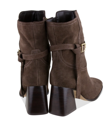 BOTA SALTO MÉDIO LUIZA BARCELOS MARROM