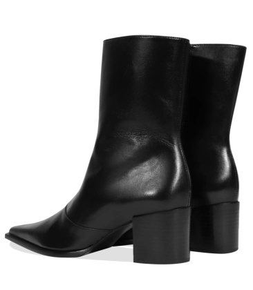 BOTA SALTO MÉDIO RAFFAELA MID SCHUTZ PRETO