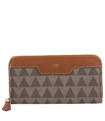 CARTEIRA GRANDE TRIANGLE SCHUTZ MARROM